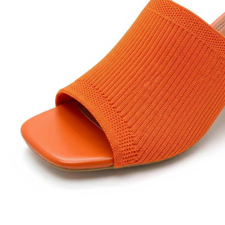 Virelle - Zapatos de tacón ancho de tacto suave