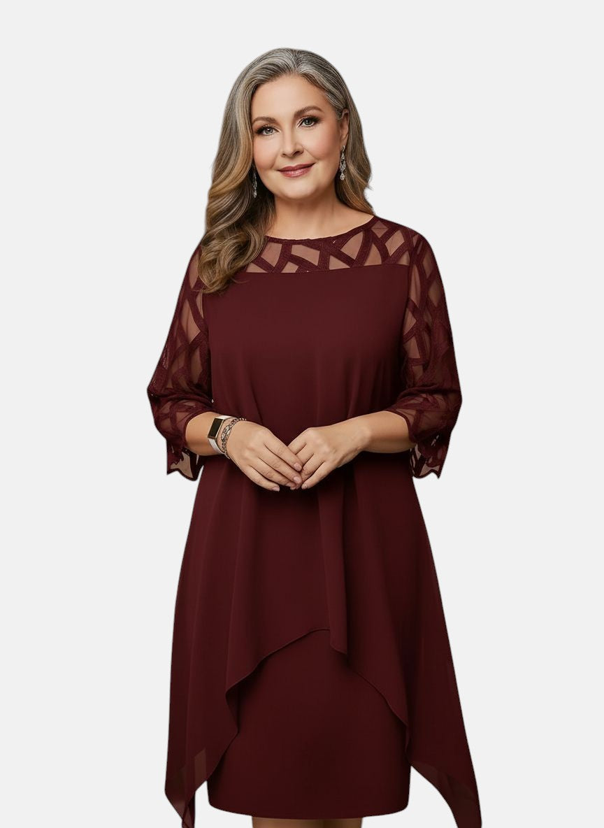 Amelia - Vestido midi de tacto suave