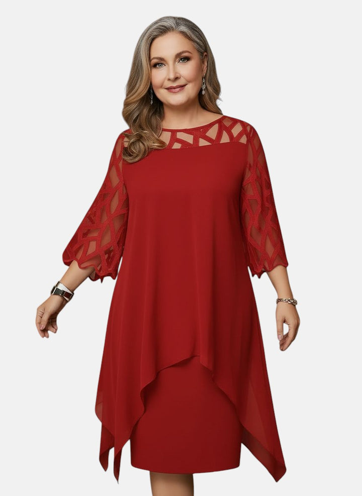 Amelia - Vestido midi de tacto suave