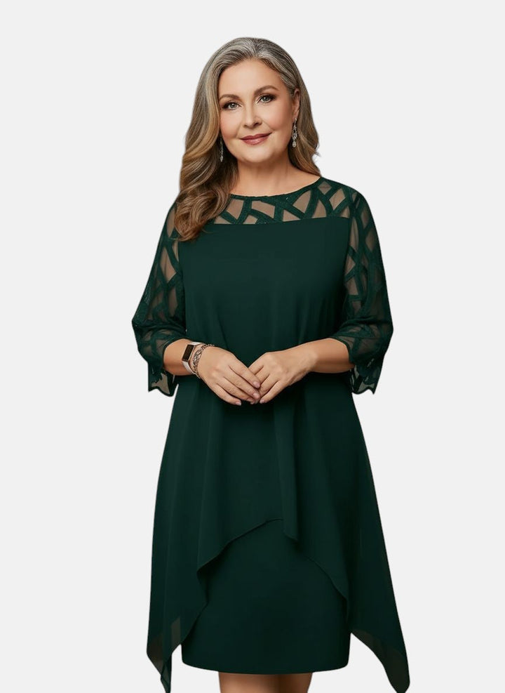 Amelia - Vestido midi de tacto suave
