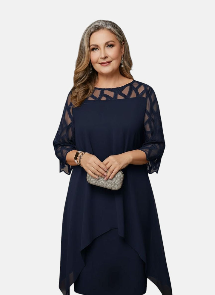 Amelia - Vestido midi de tacto suave