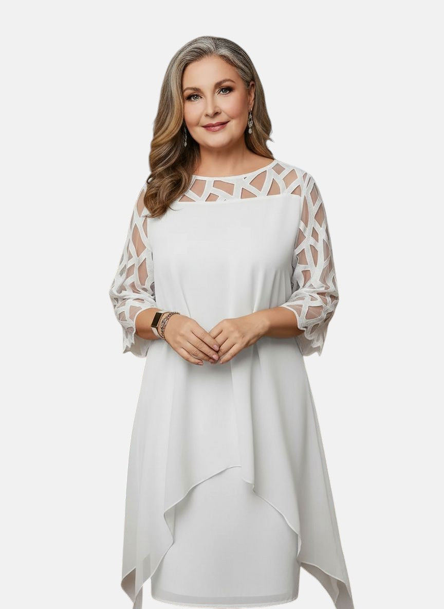 Amelia - Vestido midi de tacto suave
