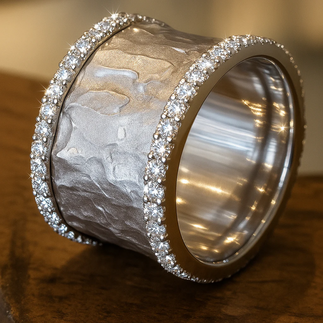 Aevoria - Anillo Ancho de Estilo Llamativo