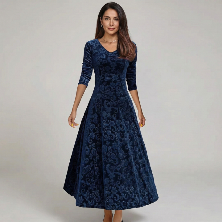Orliya - Vestido de noche lujoso de tacto suave