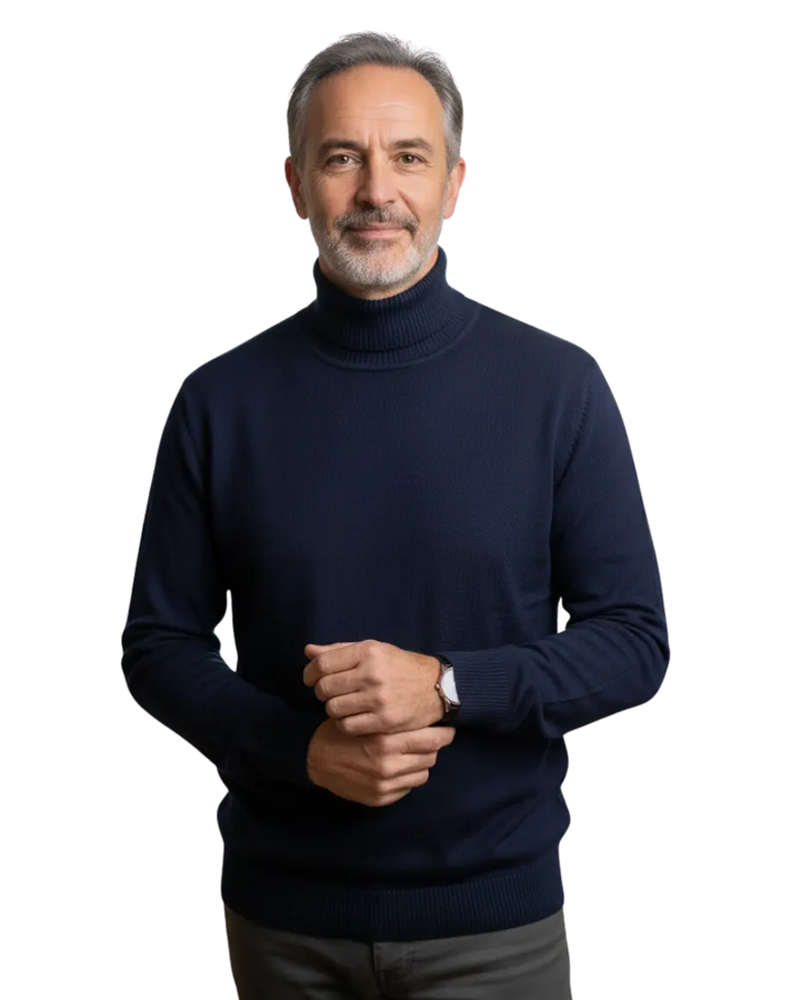 Chandler - Suéter de Cuello Alto Casual con Estilo