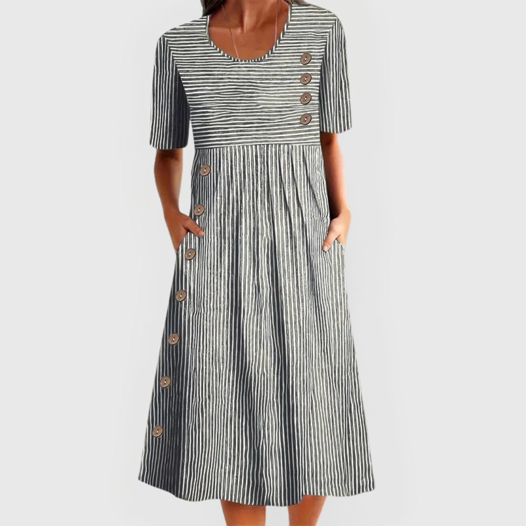 Eline - Vestido Midi Casual y Elegante