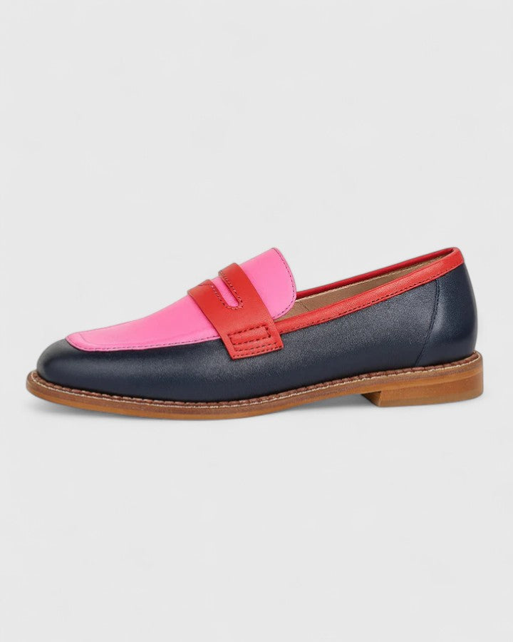 Jovena - Mocasines de tacón con pulsera al tobillo elegantes