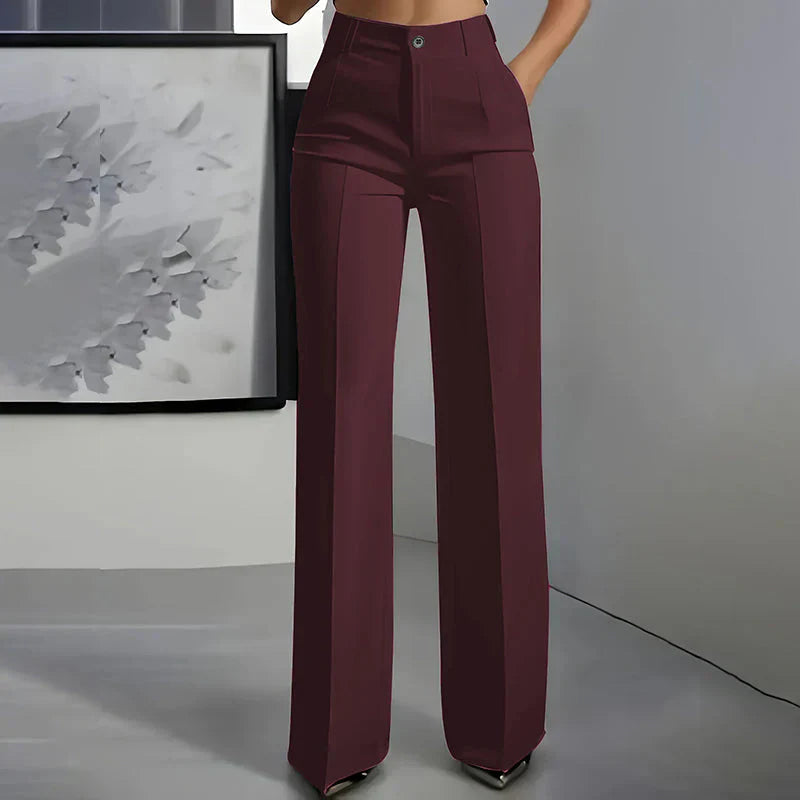 Amelia - Pantalones sastre de tiro alto