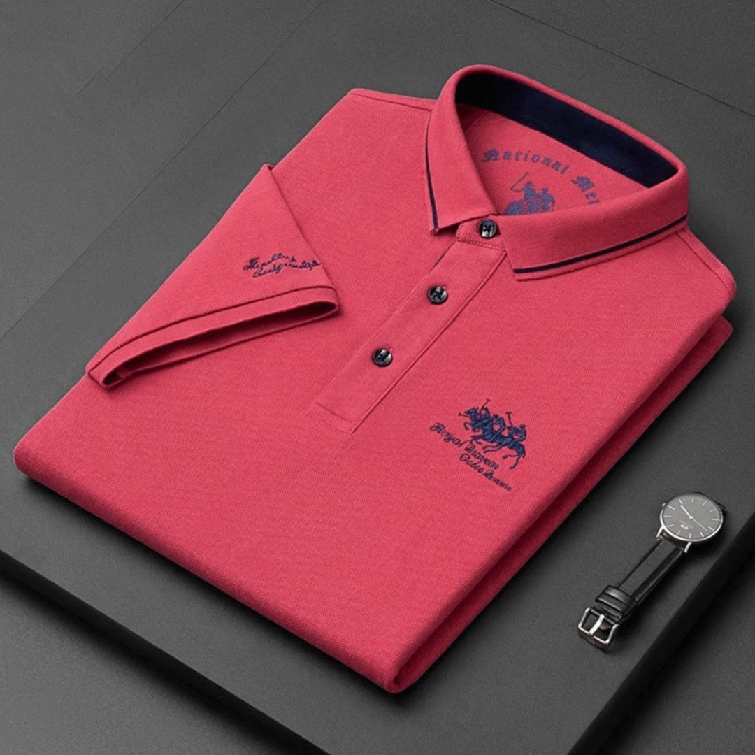 Crispin - Camisa tipo polo casual con estilo