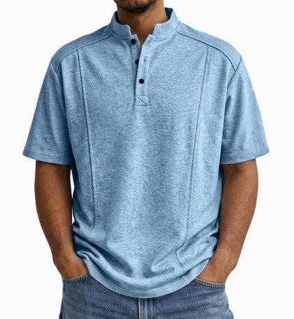 Fintan - Camisa abotonada de tacto suave