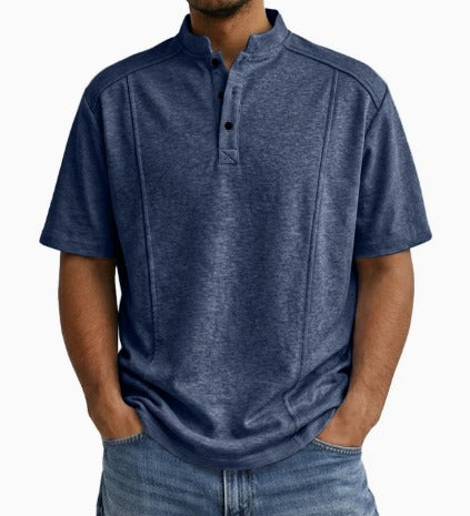 Fintan - Camisa abotonada de tacto suave