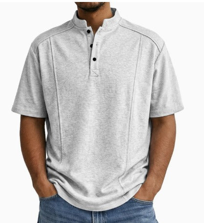 Fintan - Camisa abotonada de tacto suave