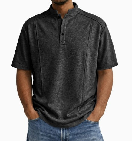 Fintan - Camisa abotonada de tacto suave