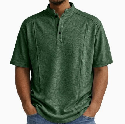 Fintan - Camisa abotonada de tacto suave