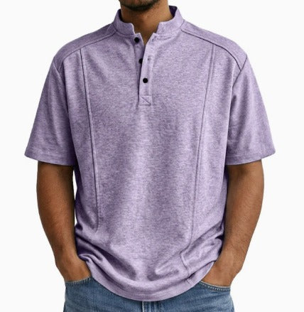 Fintan - Camisa abotonada de tacto suave