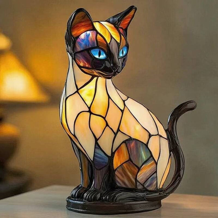 Mireya - Lámpara de Mesa con Silueta de Gato