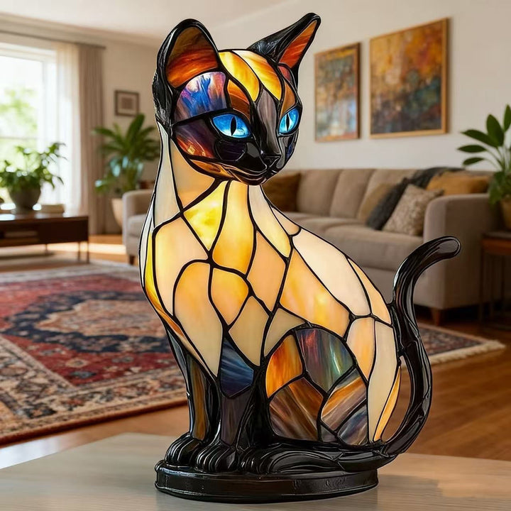 Mireya - Lámpara de Mesa con Silueta de Gato