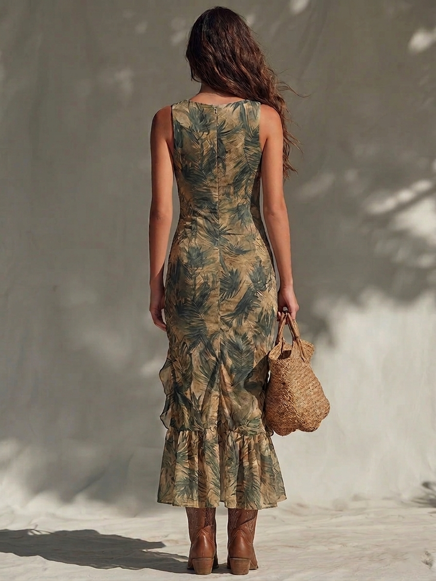 Tahlina - Vestido largo vaporoso