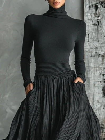 Journee - Falda Maxi Casual Elegante