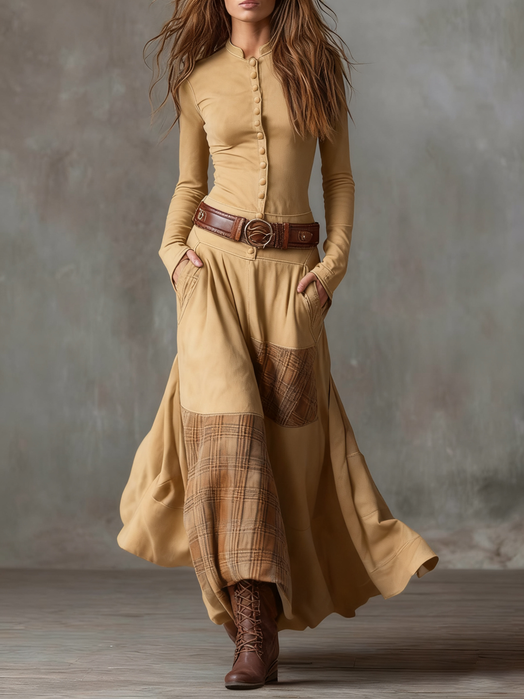 Seliah - Vestido Maxi Casual Elegante
