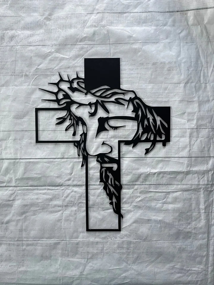 Cruz de Pared de Jesús Sagrado
