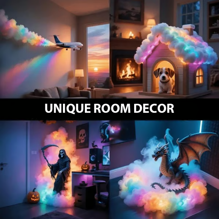 Liliana - Lámpara de Pared RGB en Forma de Nube