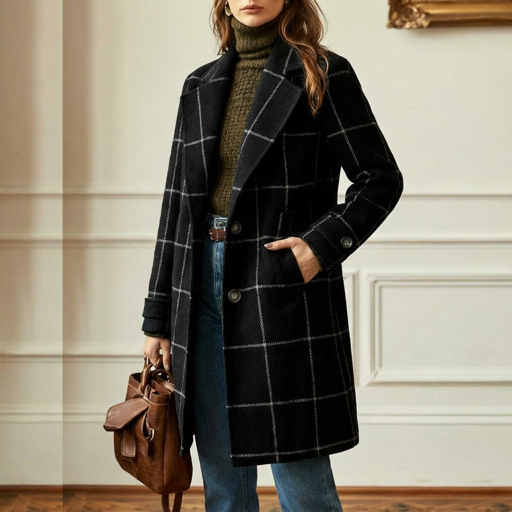 Loralyse - Abrigo Casual Estiloso