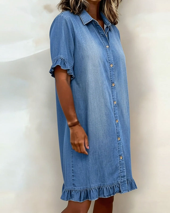 Kirella - Vestido camisero con botones al frente