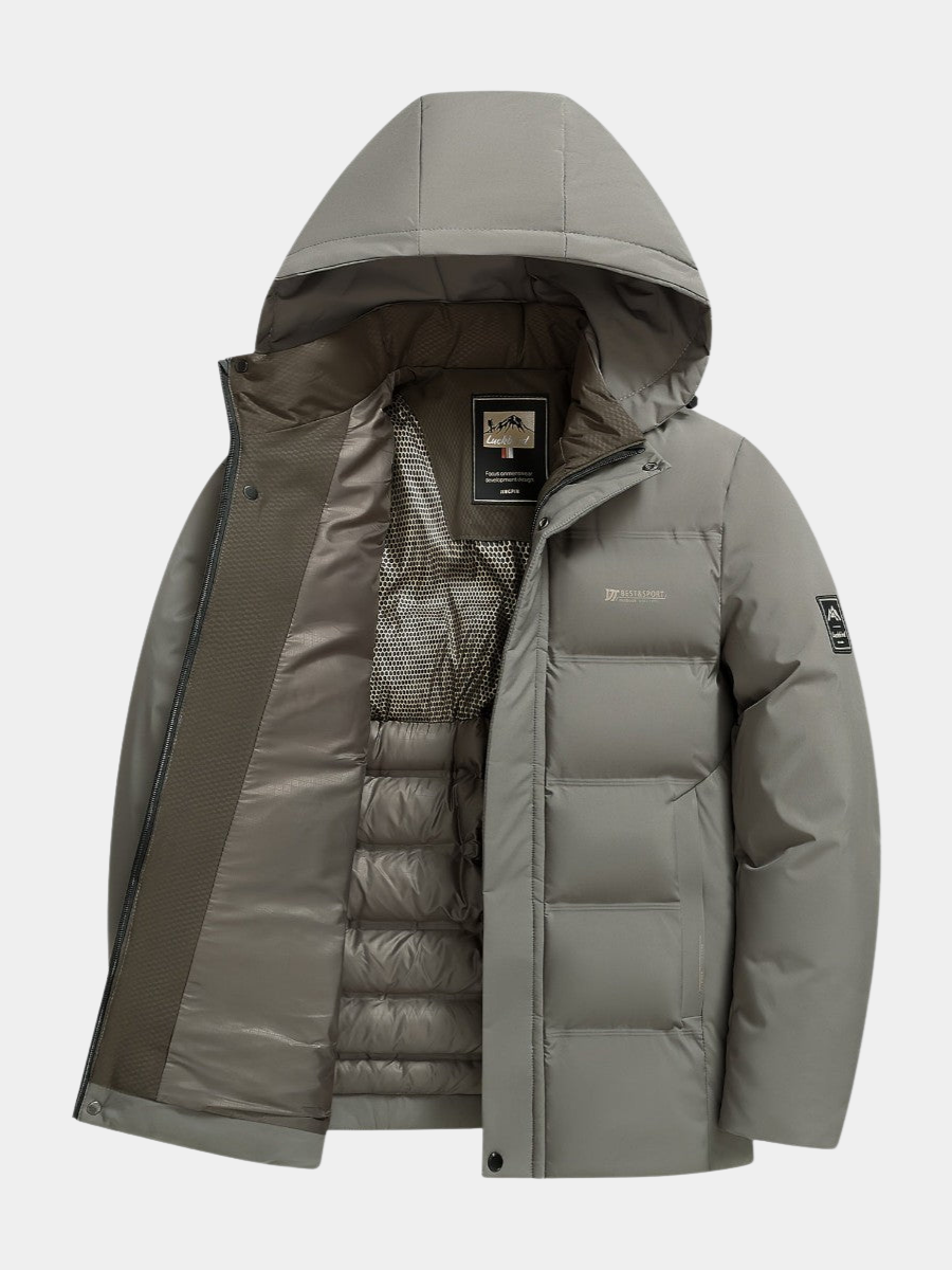 Trenrik - Abrigo con Capucha Casual Estiloso