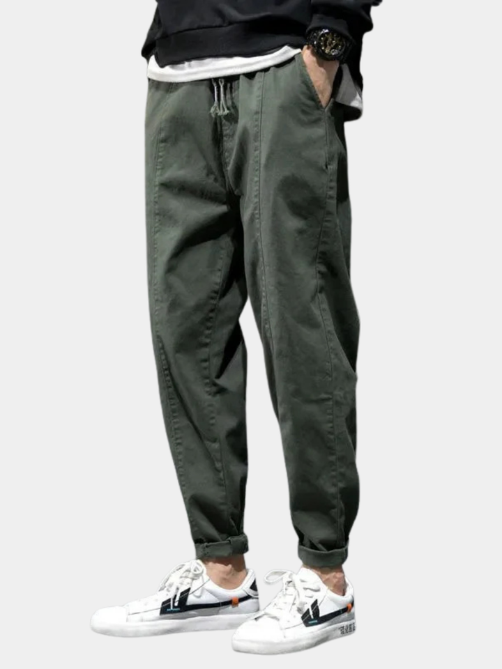 Neryth - Pantalón jogger de corte cónico con tacto suave