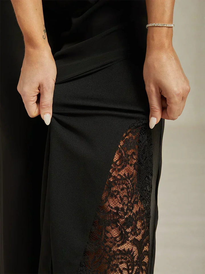 Tairess - Pantalón de pierna ancha