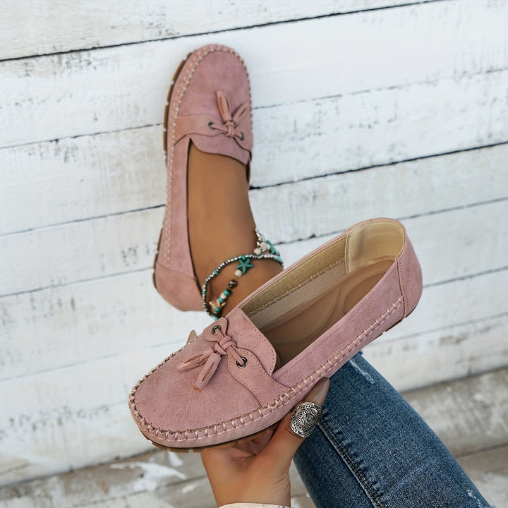 Stella - Mocasines acolchonados con borlas