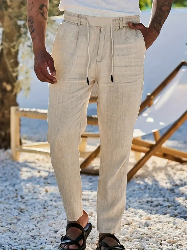 Daxon - Pantalones casuales elegantes