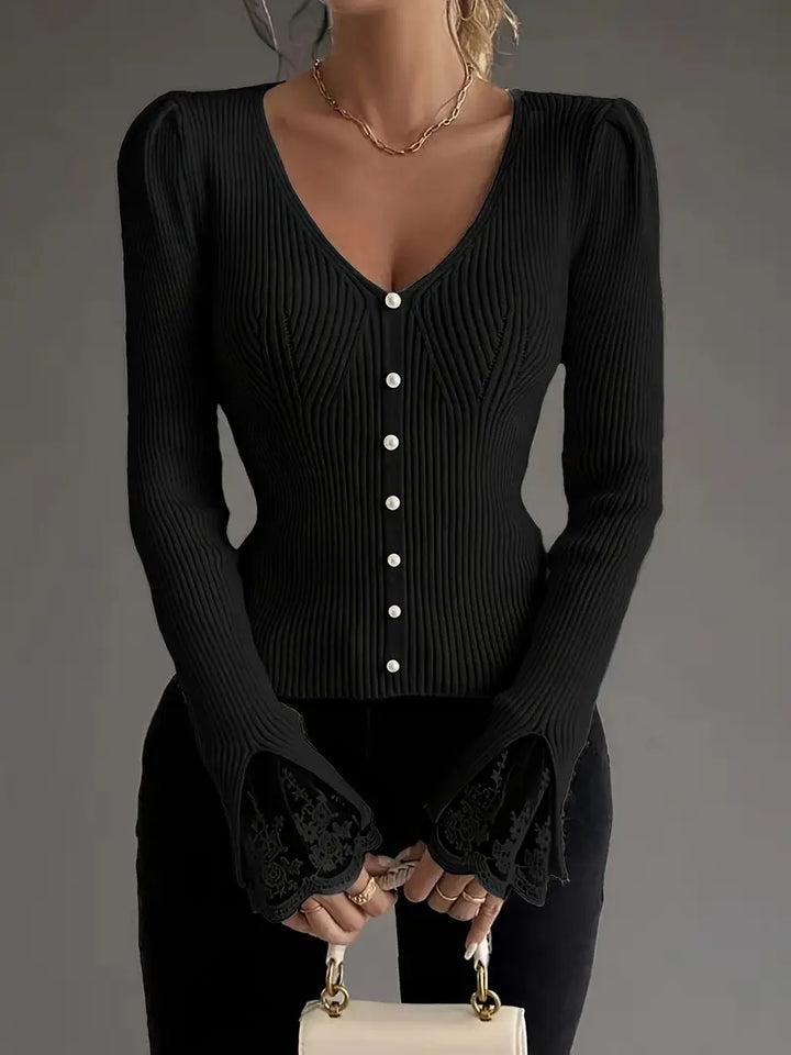 Corinne - Blusa Casual con Estilo