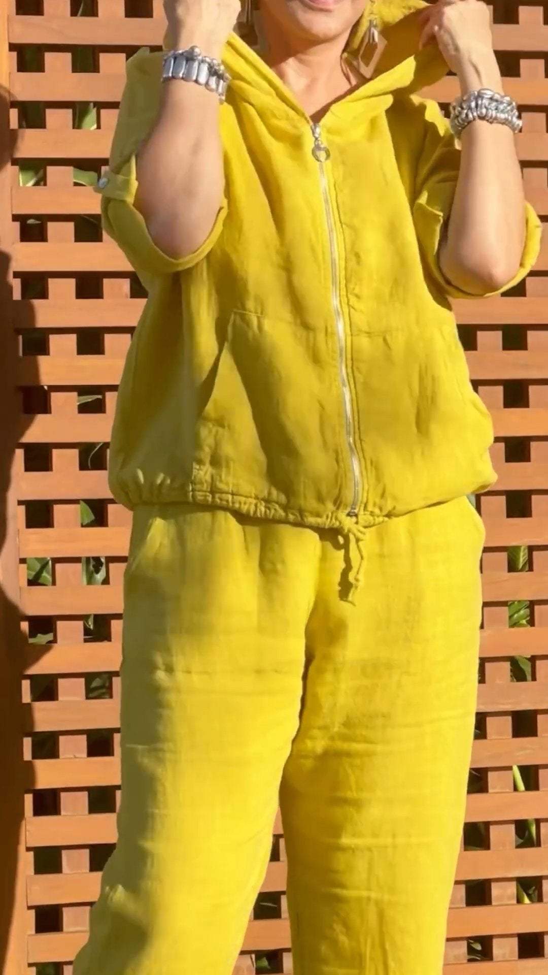 Florina - Conjunto de sudadera con cierre y pantalón