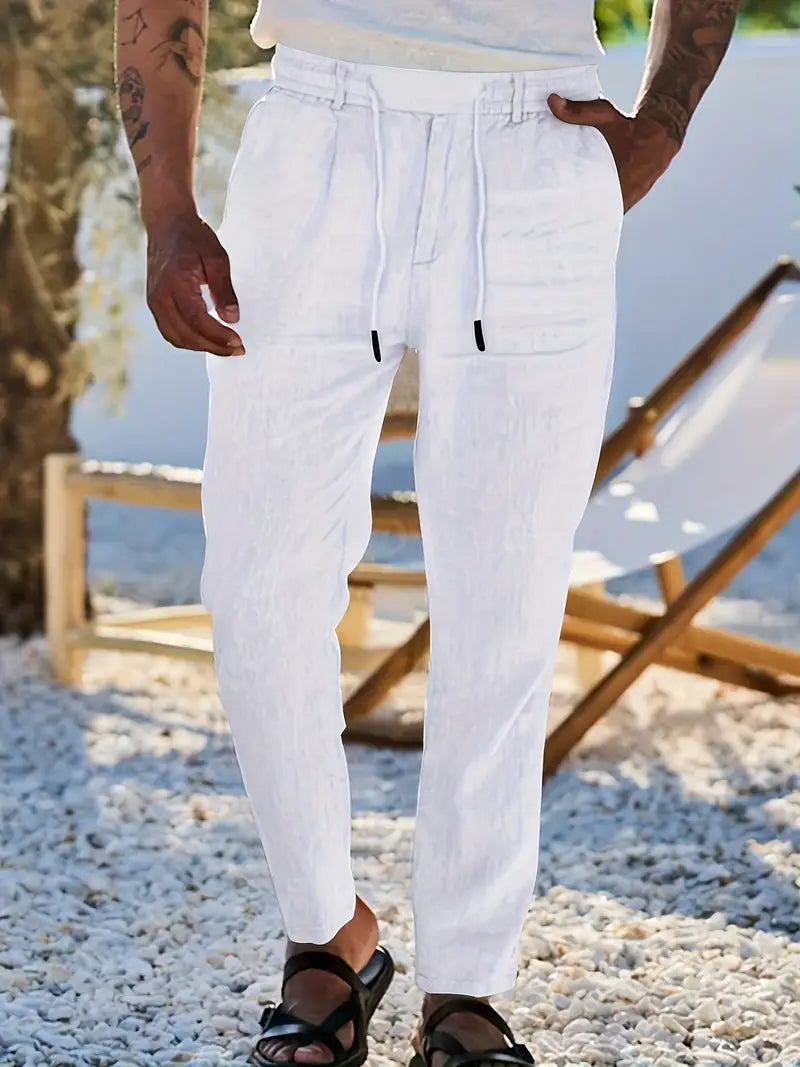 Daxon - Pantalones casuales elegantes