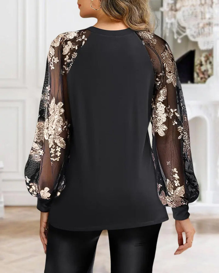 Zorinne - Blusa plisada estructurada