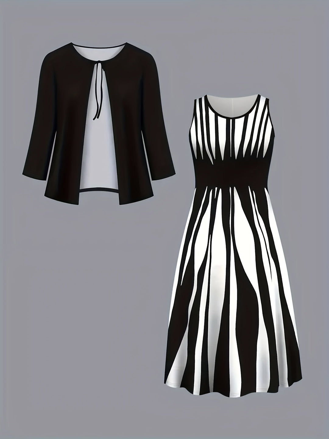 Zarabeth - Vestido Midi Casual Estiloso