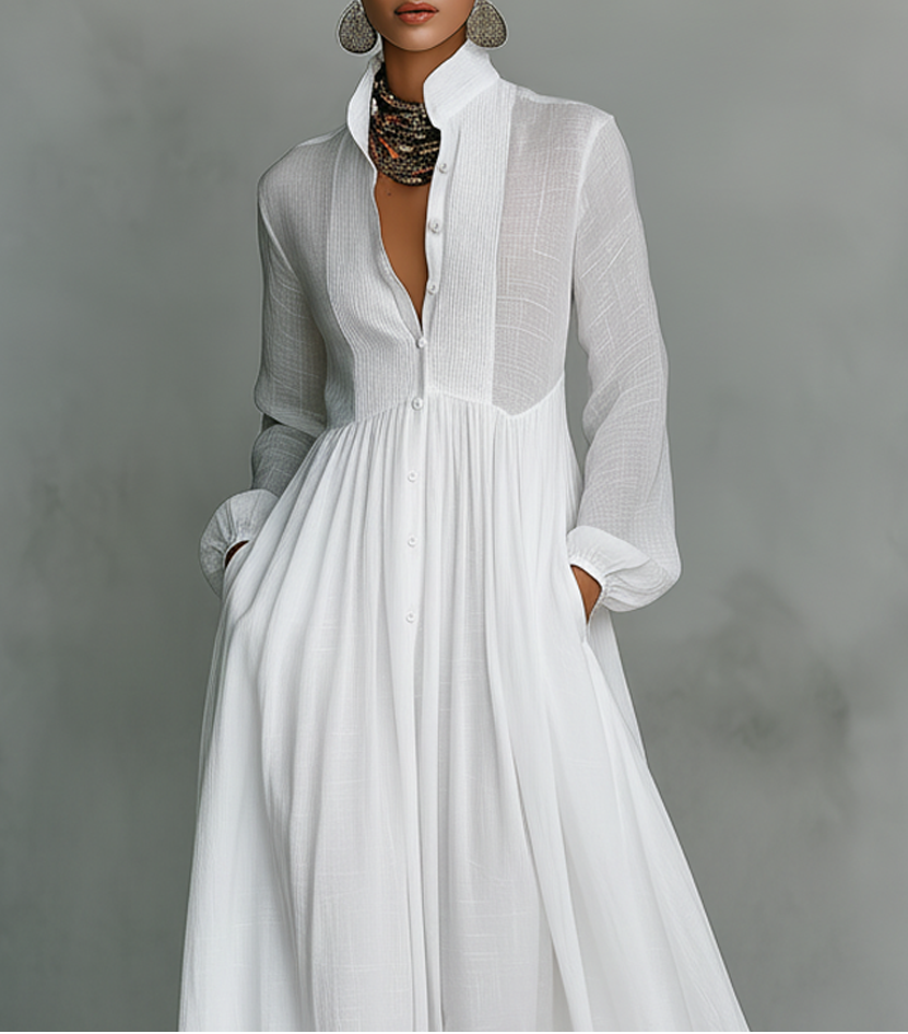 Hina - Vestido maxi fluido