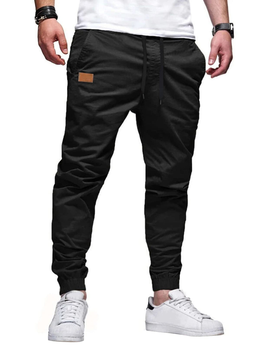 Xavier - Pantalón jogger entallado con jareta