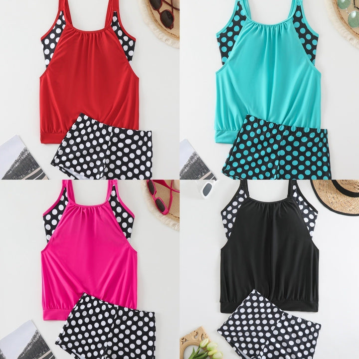 Celandine - conjunto de bikini de lunares estilo retro de secado rápido