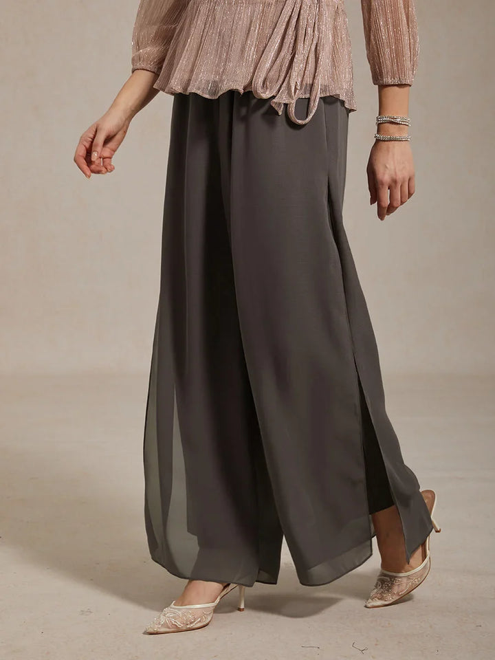 Tairess - Pantalón de pierna ancha