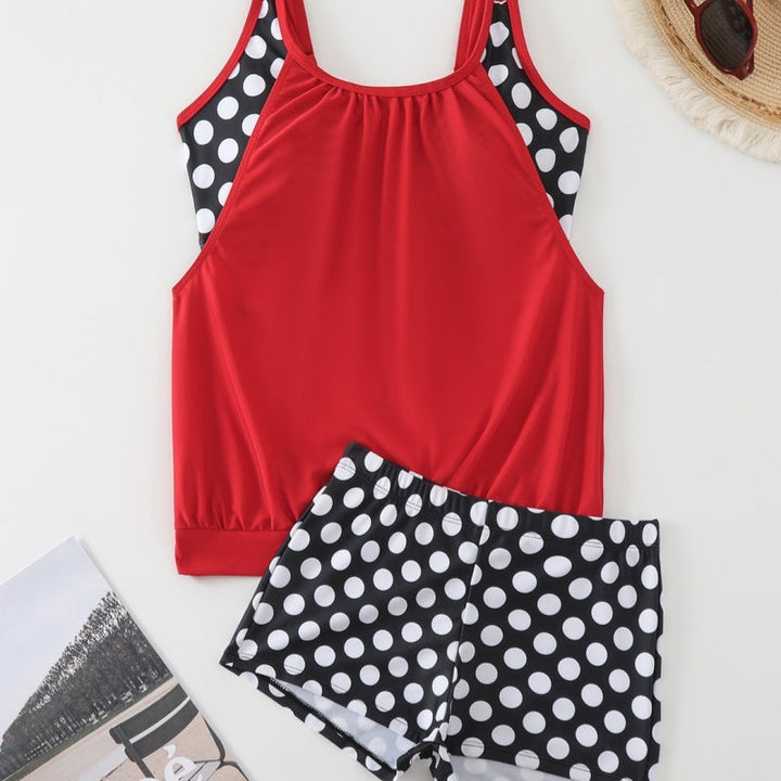 Celandine - conjunto de bikini de lunares estilo retro de secado rápido