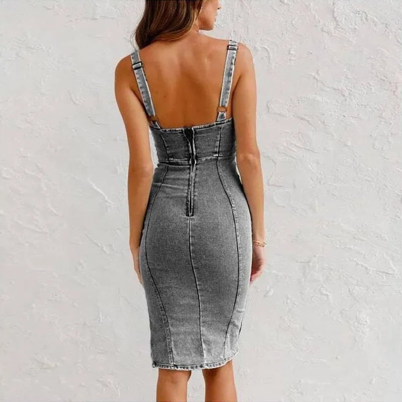 Marnie - Vestido ajustado de Denim