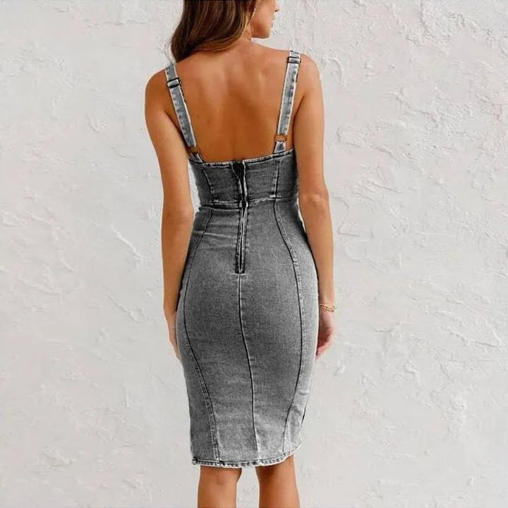 Marnie - Vestido ajustado de Denim