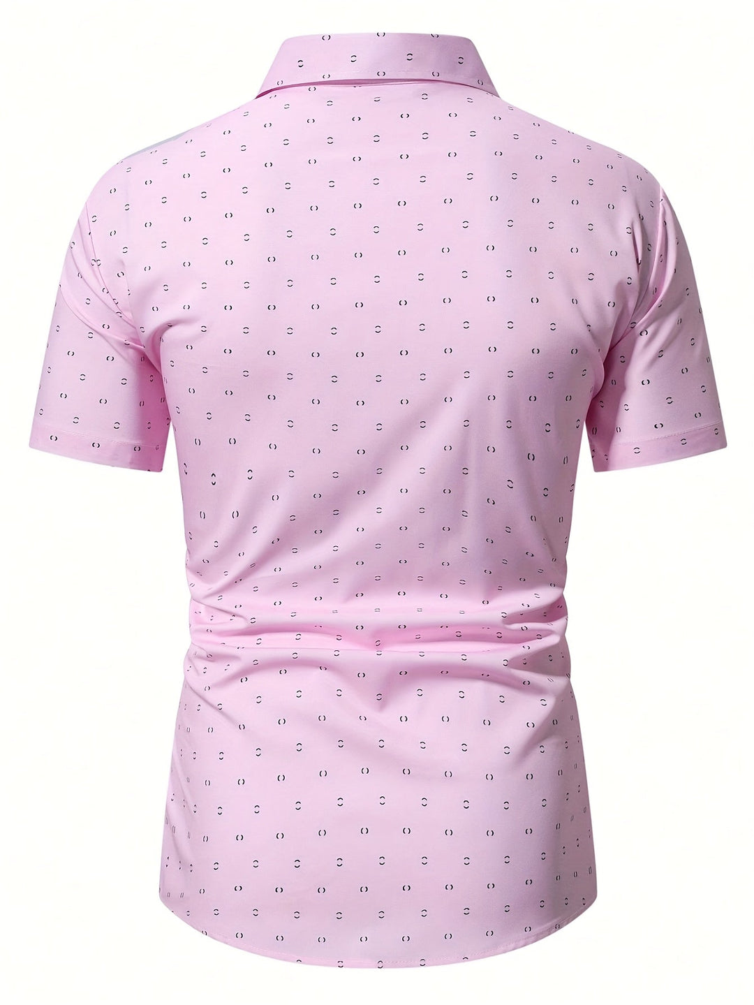Rowen - Camisa de manga corta con estampado de tacto suave