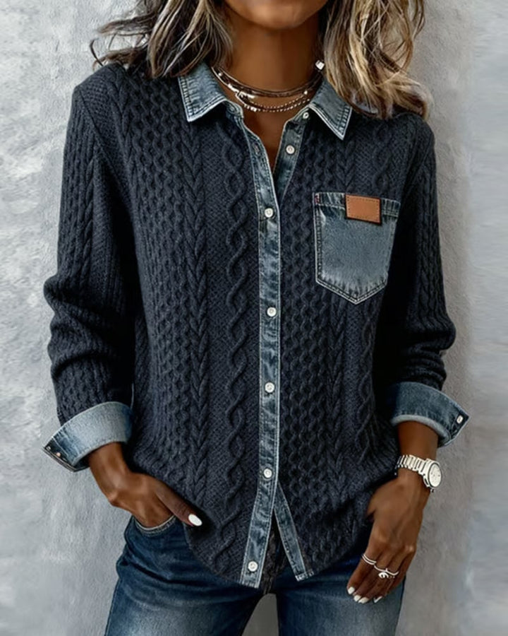 Arlette - Camisa Tipo Suéter Casual con Estilo