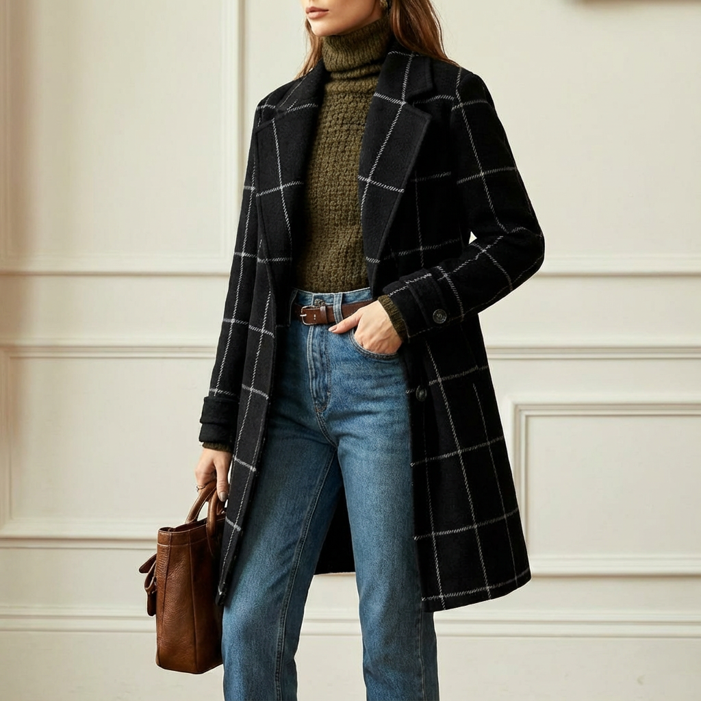 Loralyse - Abrigo Casual Estiloso