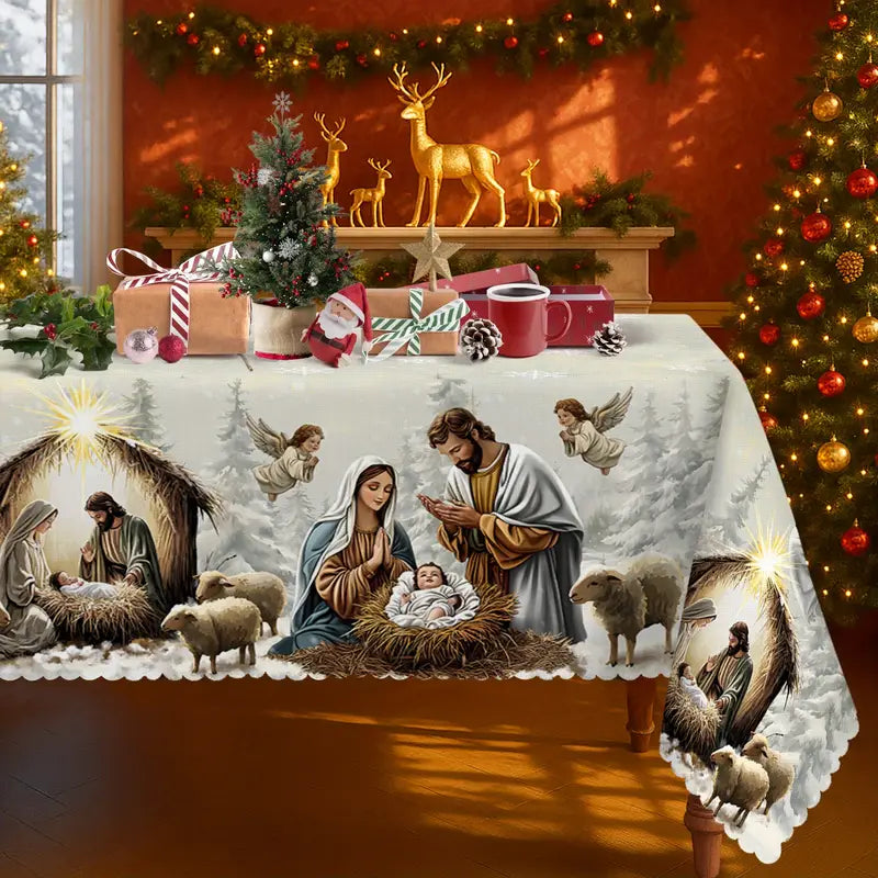 Paisley - Mantel Navideño de Natividad
