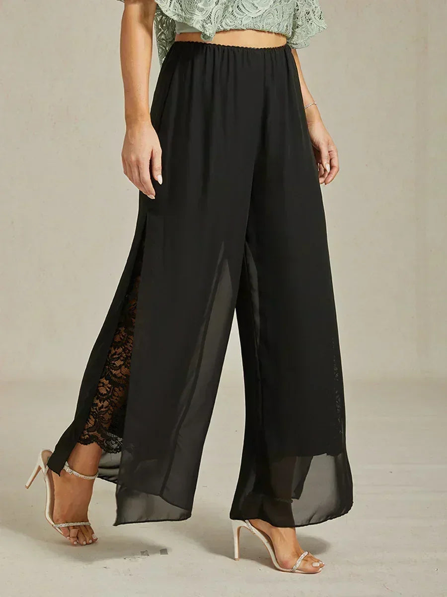 Tairess - Pantalón de pierna ancha
